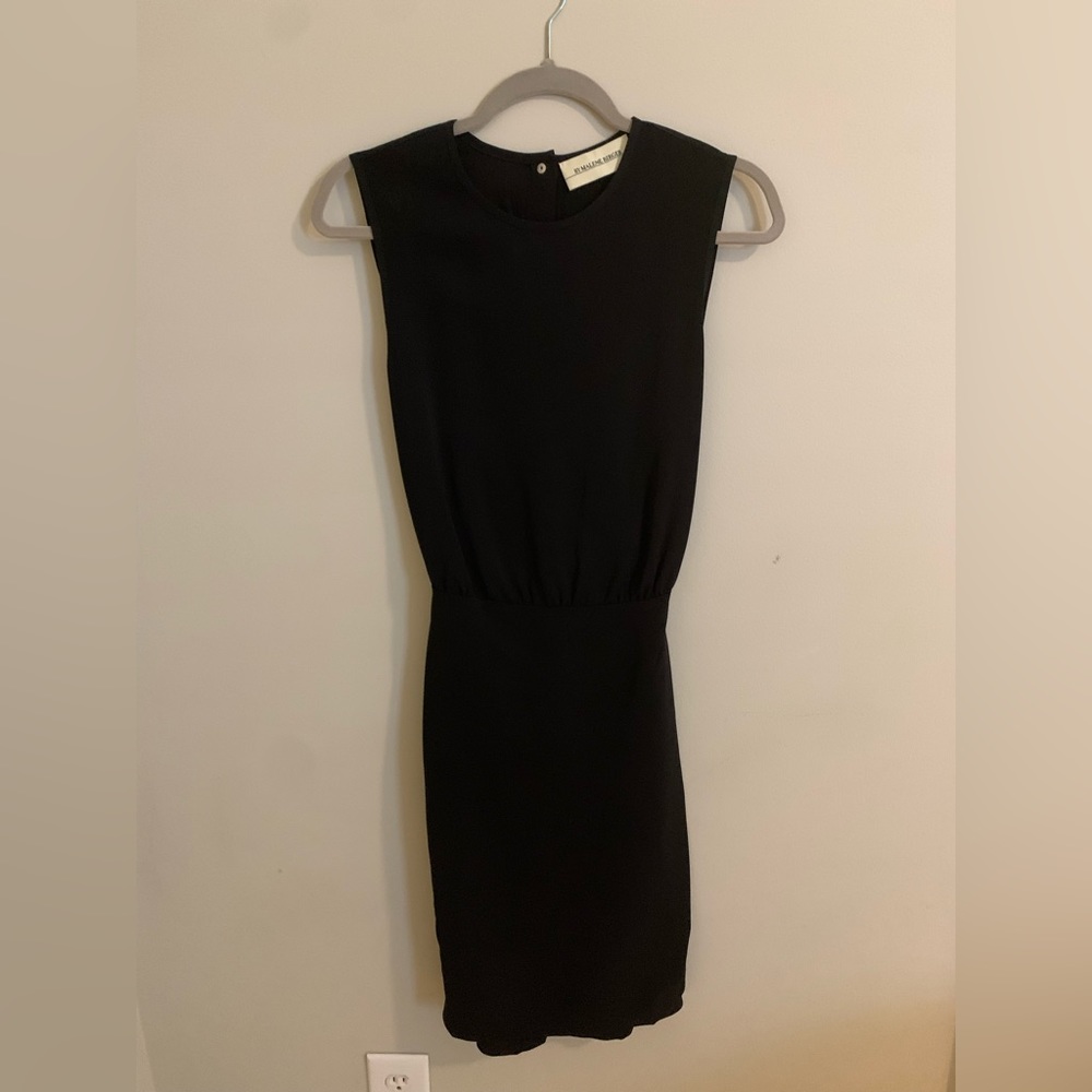BY MALENE BIRGER Silk Lacis Dress in black